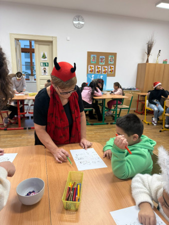 Mikulášské soutěžení 1.stupeň