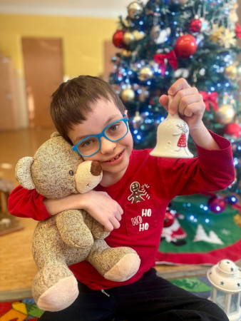 Focení u stromečku